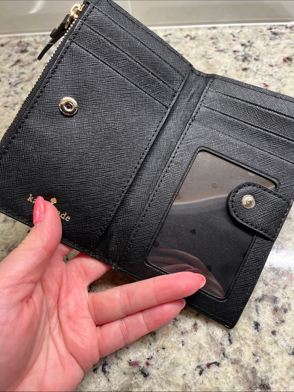 Kate Spade Dashing Beauty Penguin Mikey Wallet EUC - Picture 9 of 11